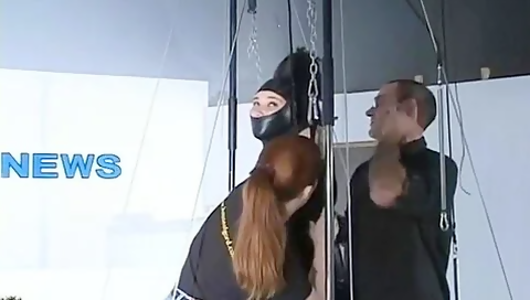 Latex Bondage Doll Fitness Training