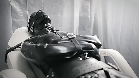 Woman In Straitjacket Bound And Vibed 2