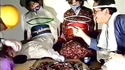 Asian Woman Tied & Gagged