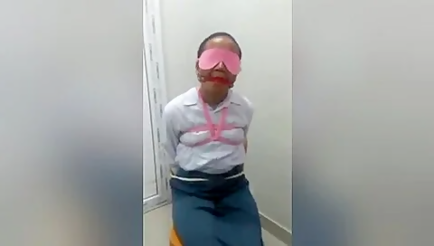 Indo Girlfriend Tied And Teased