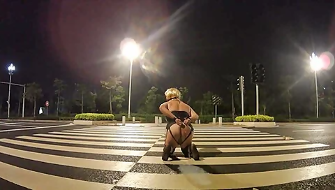 Self Bondage Slut Enema 1